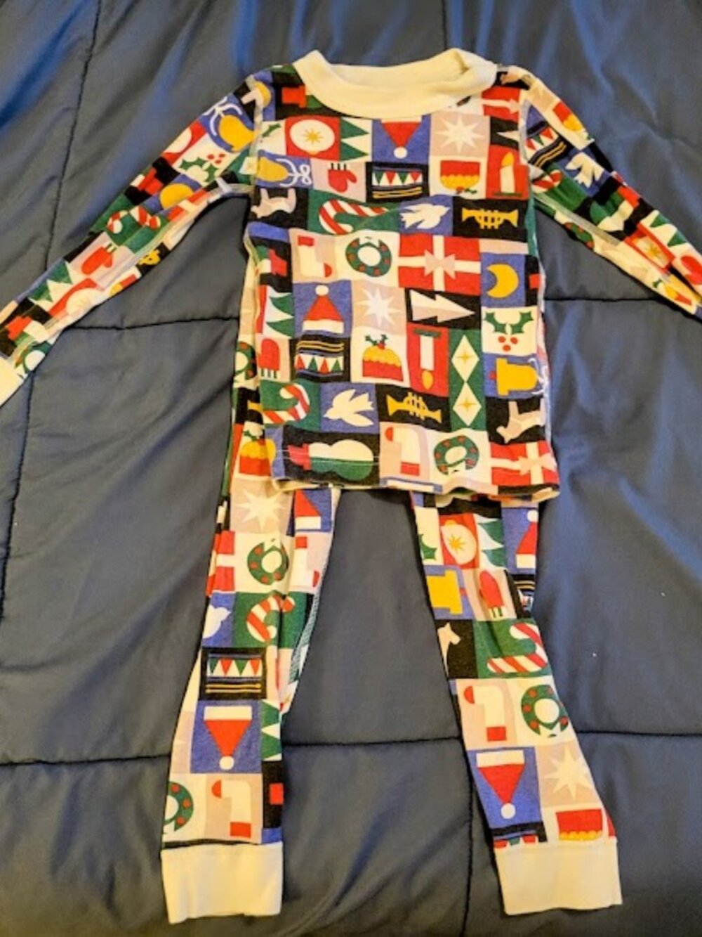 Hanna Andersson Christmas Patchwork PJs